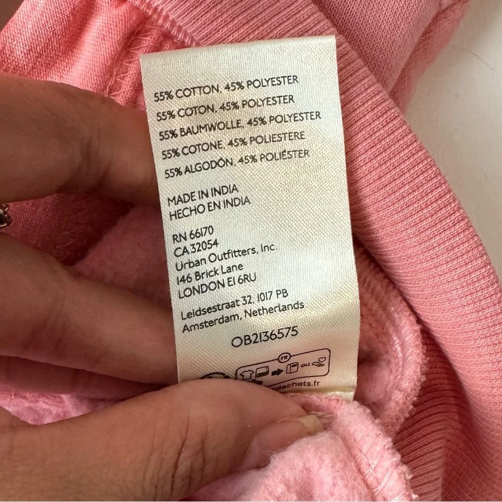 Daily Practice by Anthropologie Pink Fleece Jacket Full Zip Size Medium Like New - Picture 7 of 9